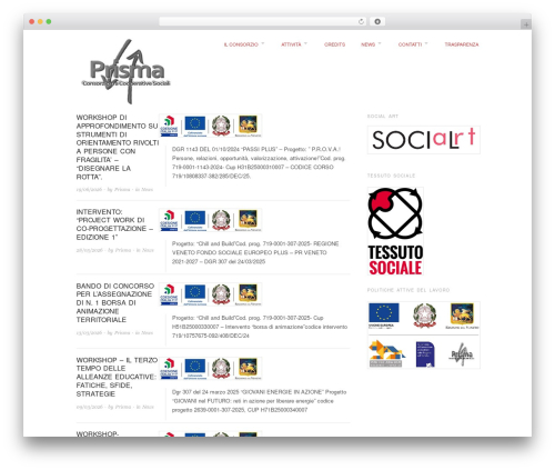 WordPress theme Origin - prismavicenza.it