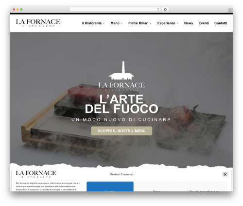 WordPress theme WaLite - ristorantelafornace.it