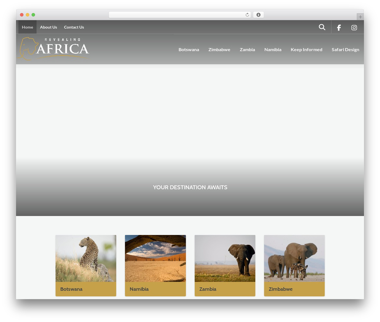 Go Explore! top WordPress theme - revealingafrica.com