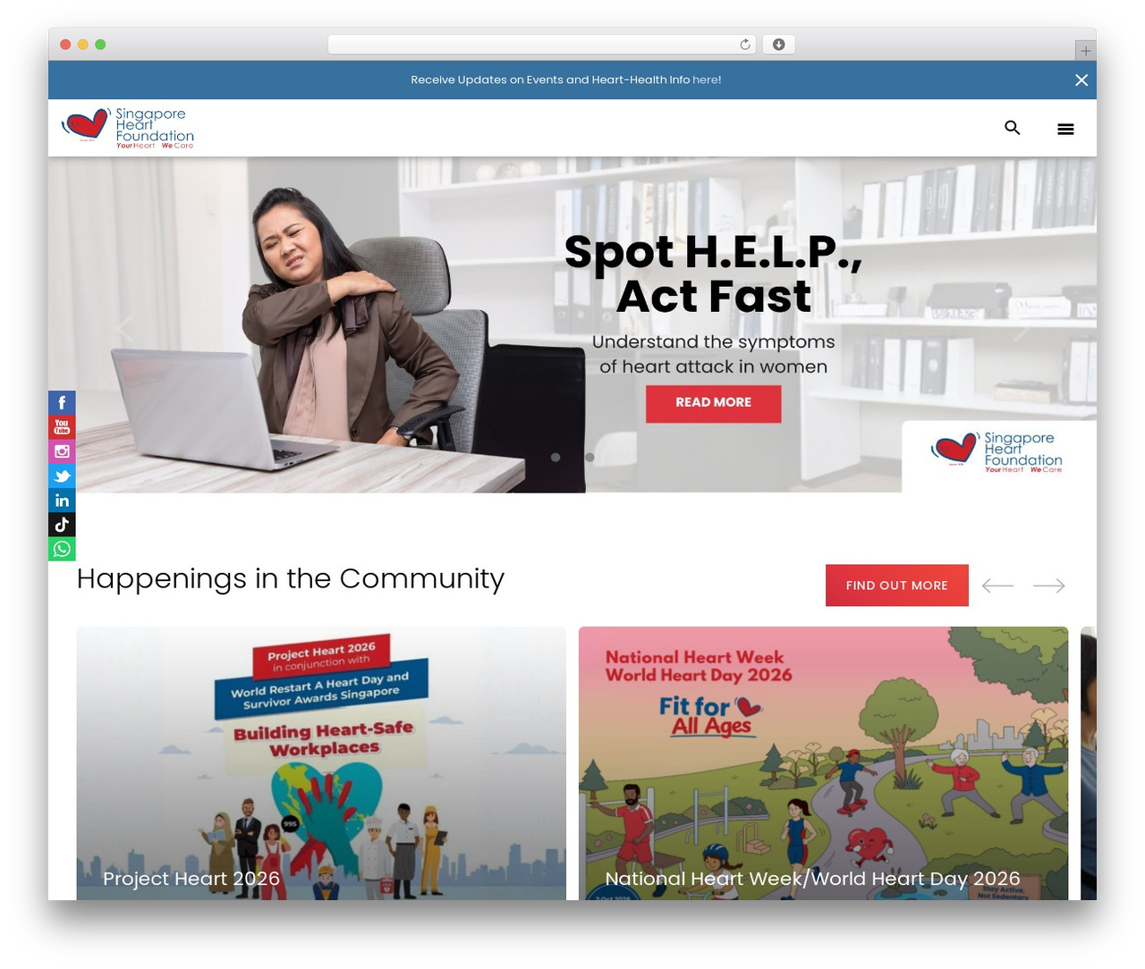 Maintheme WordPress theme - myheart.org.sg