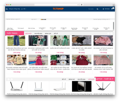 Revo WordPress ecommerce theme - tct.info.vn