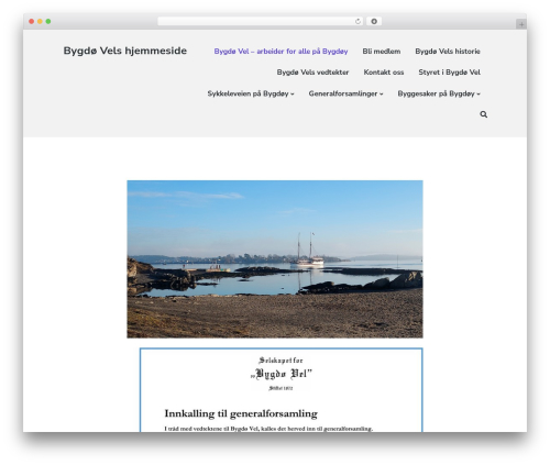 Theme WordPress Atomic Blocks - bygdovel.no