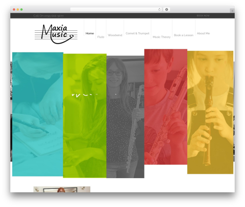Theme WordPress Solfeggio - maxiamusic.co.uk