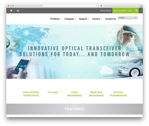 WebDevBar lank WordPress theme - www.sourcephotonics.com