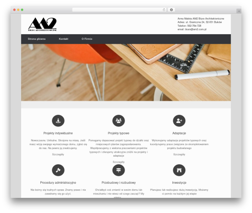 WordPress theme AM2 Theme - am2.com.pl