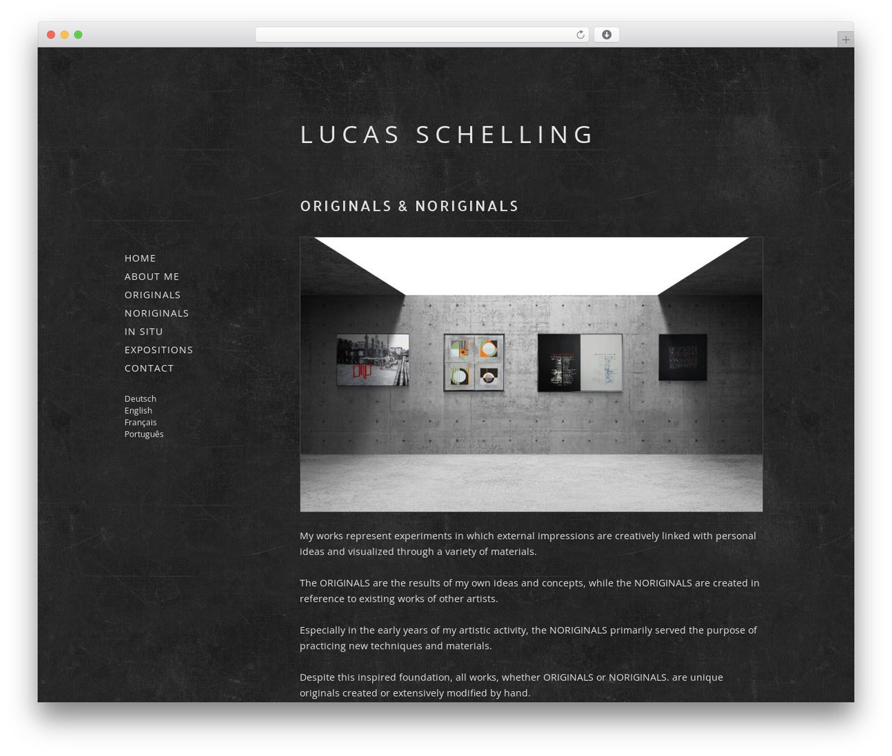 WordPress theme diego - lucasschelling.ch