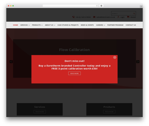 WordPress theme ElectroServ - electroserv.co.uk