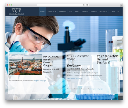 WordPress theme Lunki E16 - iadr-nof.com