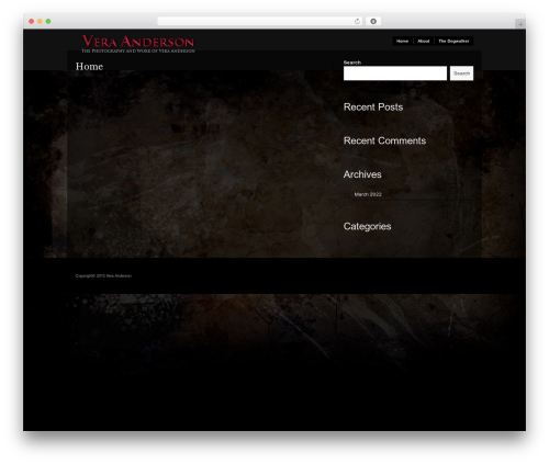 WordPress website theme Modularity Lite - veraanderson.com