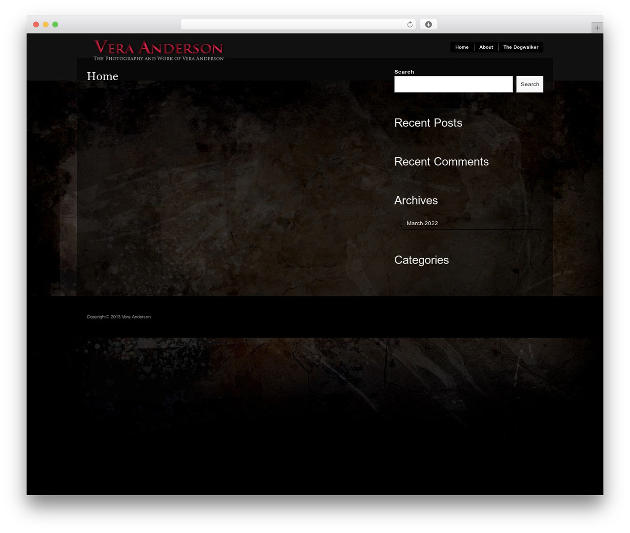 WordPress website theme Modularity Lite - veraanderson.com