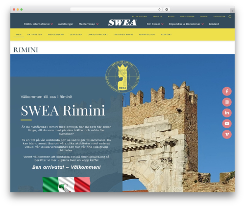 Best WordPress theme SWEA - rimini.swea.org