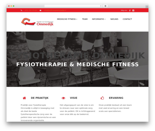 Brick WordPress theme - fysiotherapieommedijk.nl