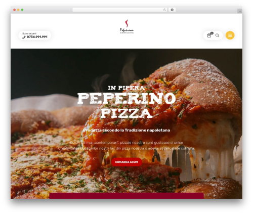 Lafka WordPress pizza theme - peperino.ro