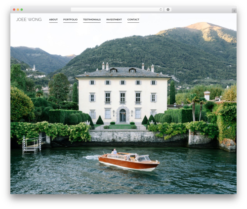 Semplice WordPress theme - joeewongweddings.com