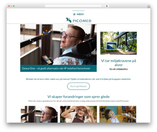 Theme WordPress Genesis Sample Theme - picomed.no