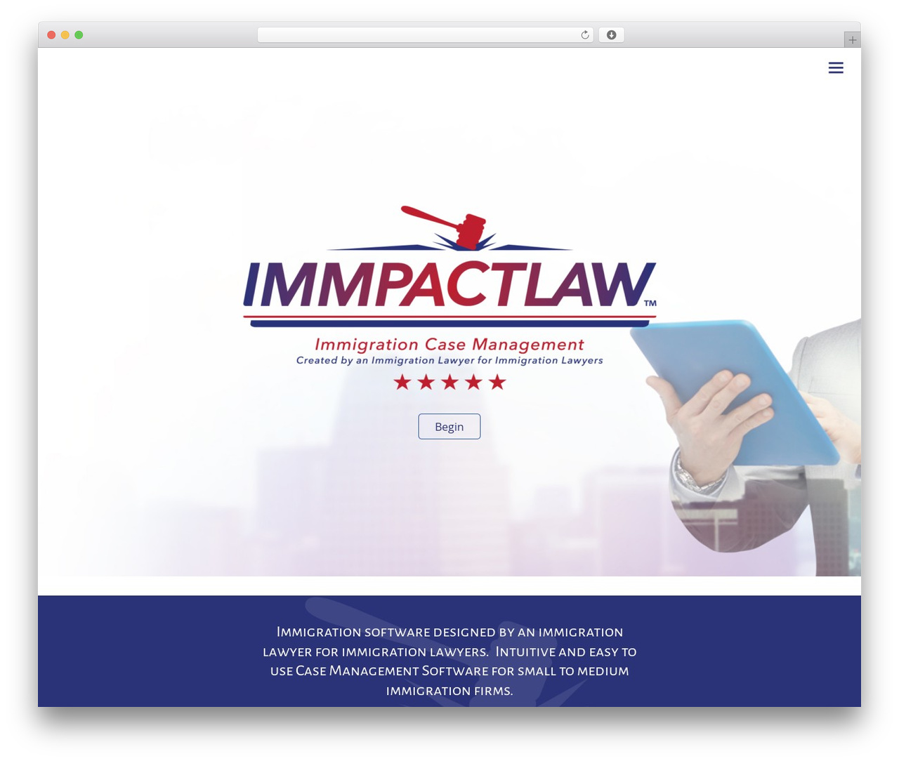 Themify Ultra best WordPress theme - immpactlaw.com