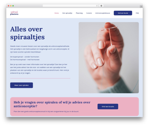 Uncode privacy WordPress plugin - spiraalplaatsen.nl