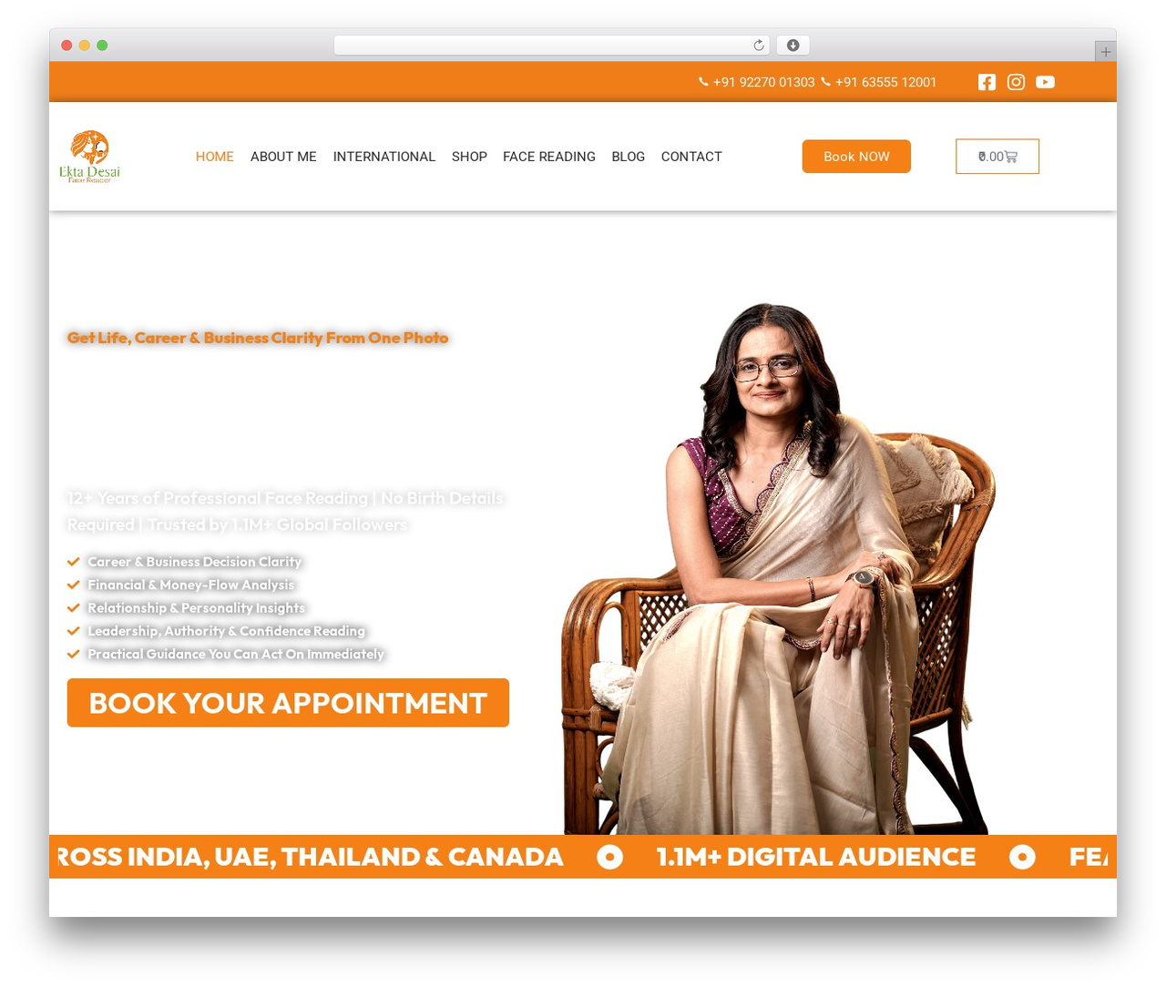 WordPress theme Hello Elementor - ekta-desai.com