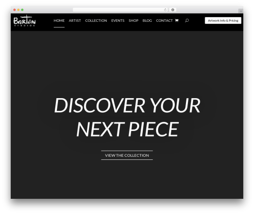 Divi WordPress theme - bartonstudios.com