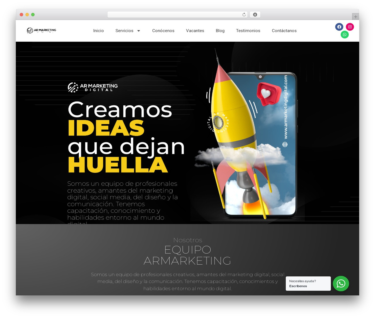 Hello Elementor WordPress theme - armarketingdigital.com