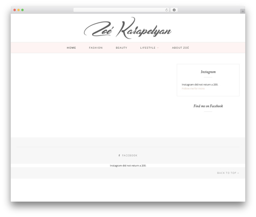 Oleander best WordPress theme - zoekarapetyan.com