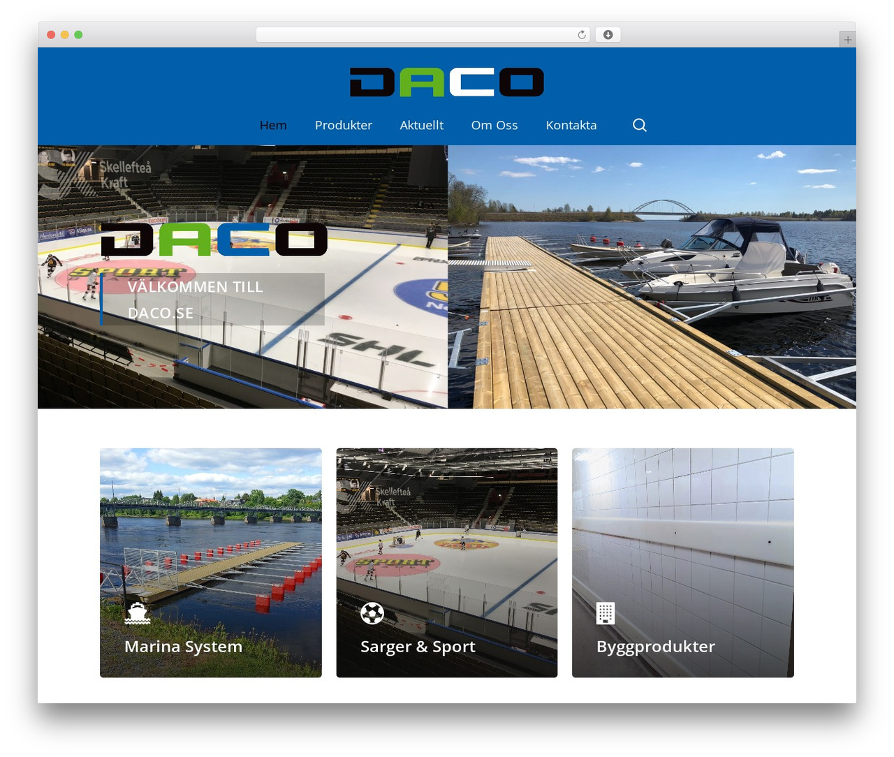 Salient theme WordPress - daco.se
