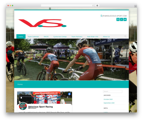 WordPress theme DiscoveryPro - velocious-sport.com