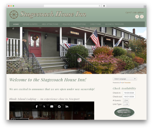 WordPress theme Next Foundations - stagecoachhouse.com