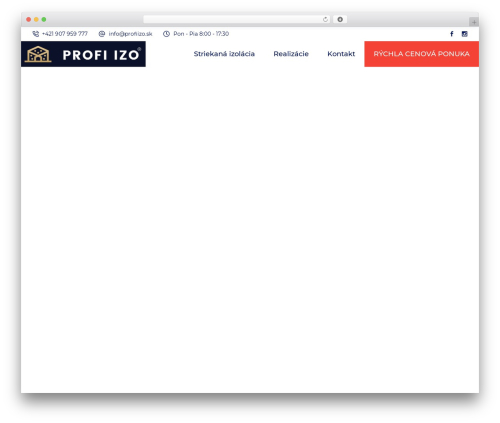 Wilmer core WordPress plugin - profiizo.sk