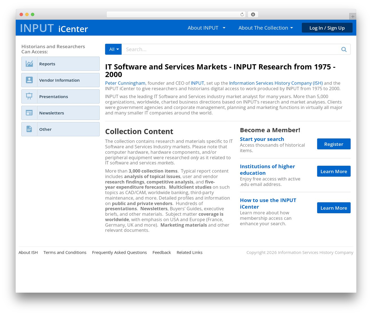 WordPress website theme Input - inputicenter.com