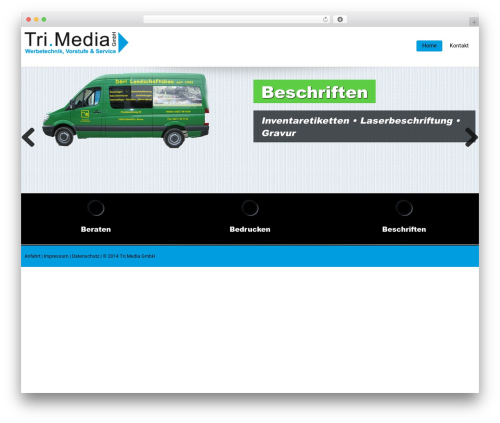Abaris WordPress theme - trimedia-gmbh.de