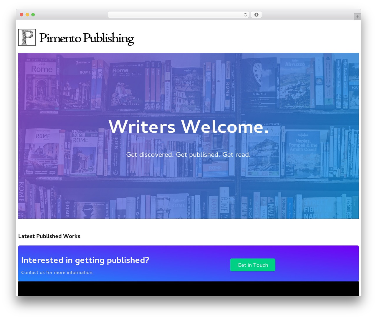 Blockpress WordPress theme - pimentopublishing.com