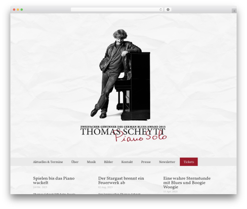 Booogie theme WordPress - thomas-scheytt.de