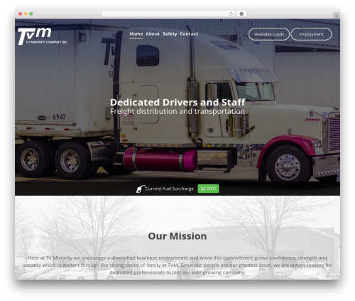 catapult WordPress theme - tvmtrucking.com