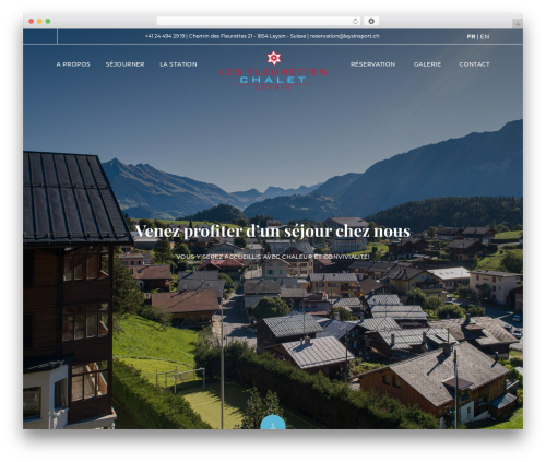 chaletlesfleurettes-theme WordPress theme - www.chaletlesfleurettes.ch
