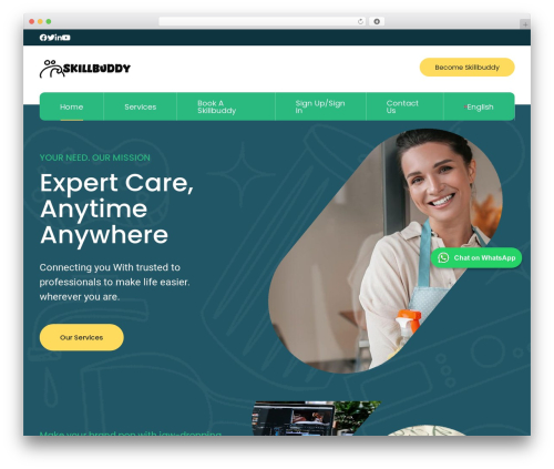 Clenify WordPress theme - skillbuddy.services