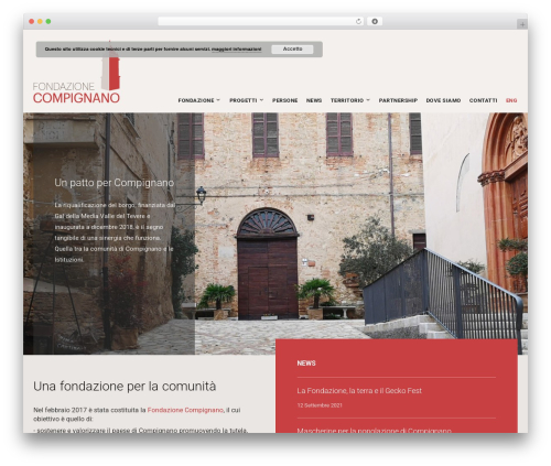 Compignano_Theme WordPress theme - fondazionecompignano.it