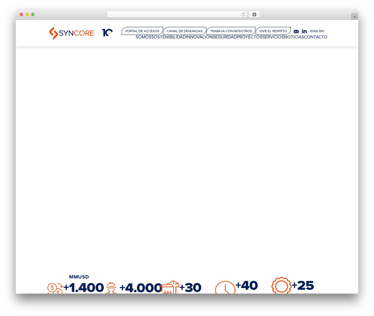 Custom Theme Syncore WordPress theme - syncore.cl