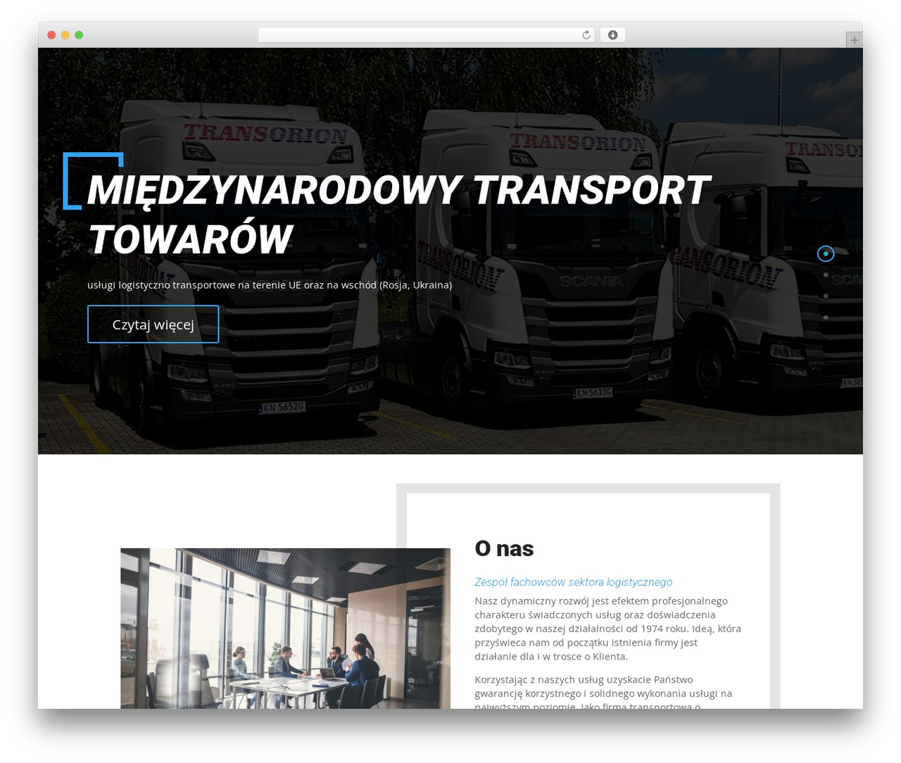 Divi Business Pro WordPress theme - transorion.pl