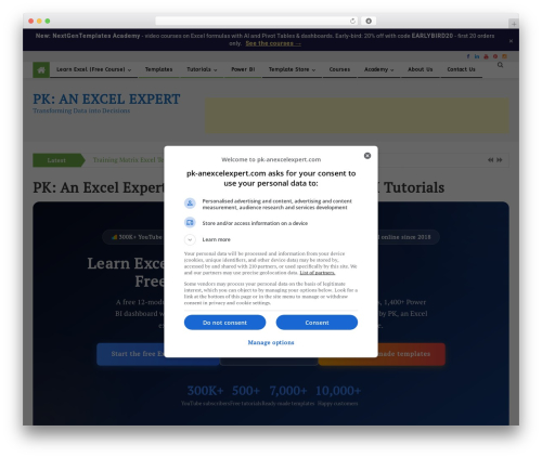 Editorial Pro WordPress theme - www.pk-anexcelexpert.com