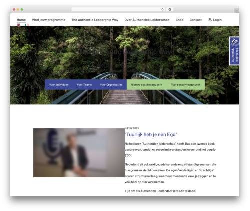 Frontrend gutenberg WordPress theme - authentiekleiderschap.nl