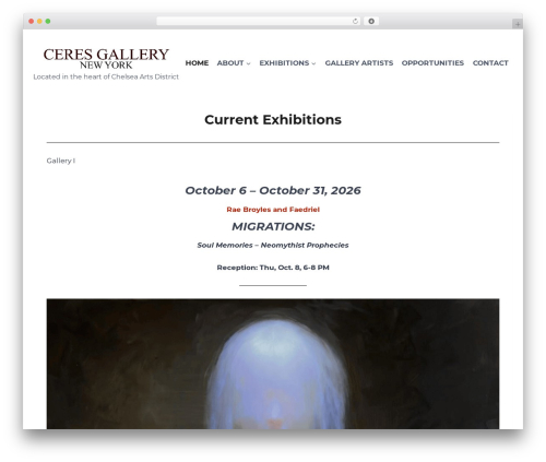Kadence WordPress theme - ceresgallery.org
