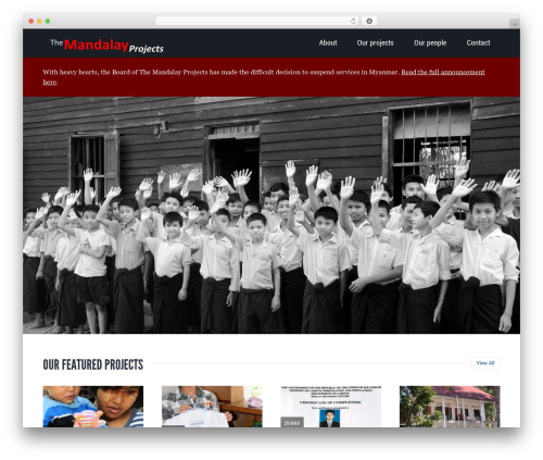 Kause WordPress theme - themandalayprojects.net