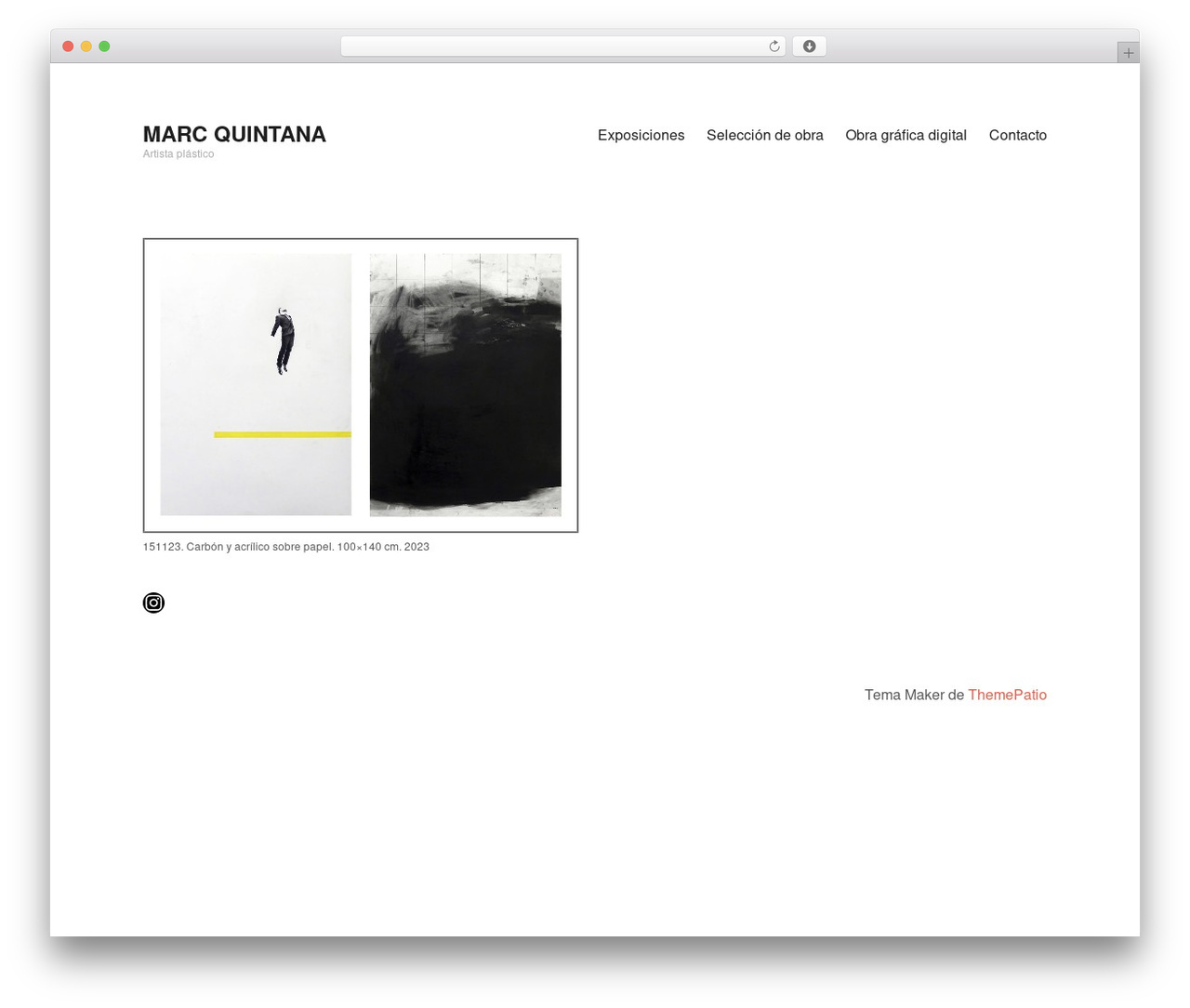 Maker WordPress theme - marcquintana.net