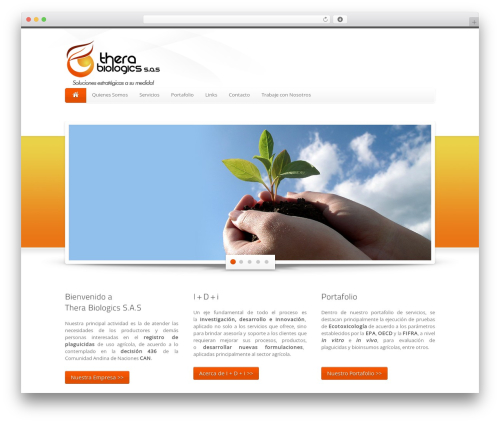 Maxx WordPress theme - thera-biologics.com