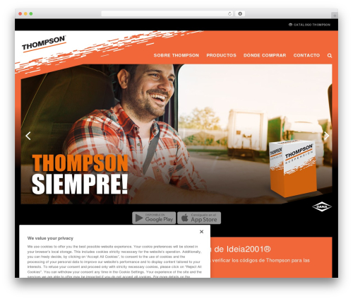 Spicer Theme top WordPress theme - thompson.com.ar