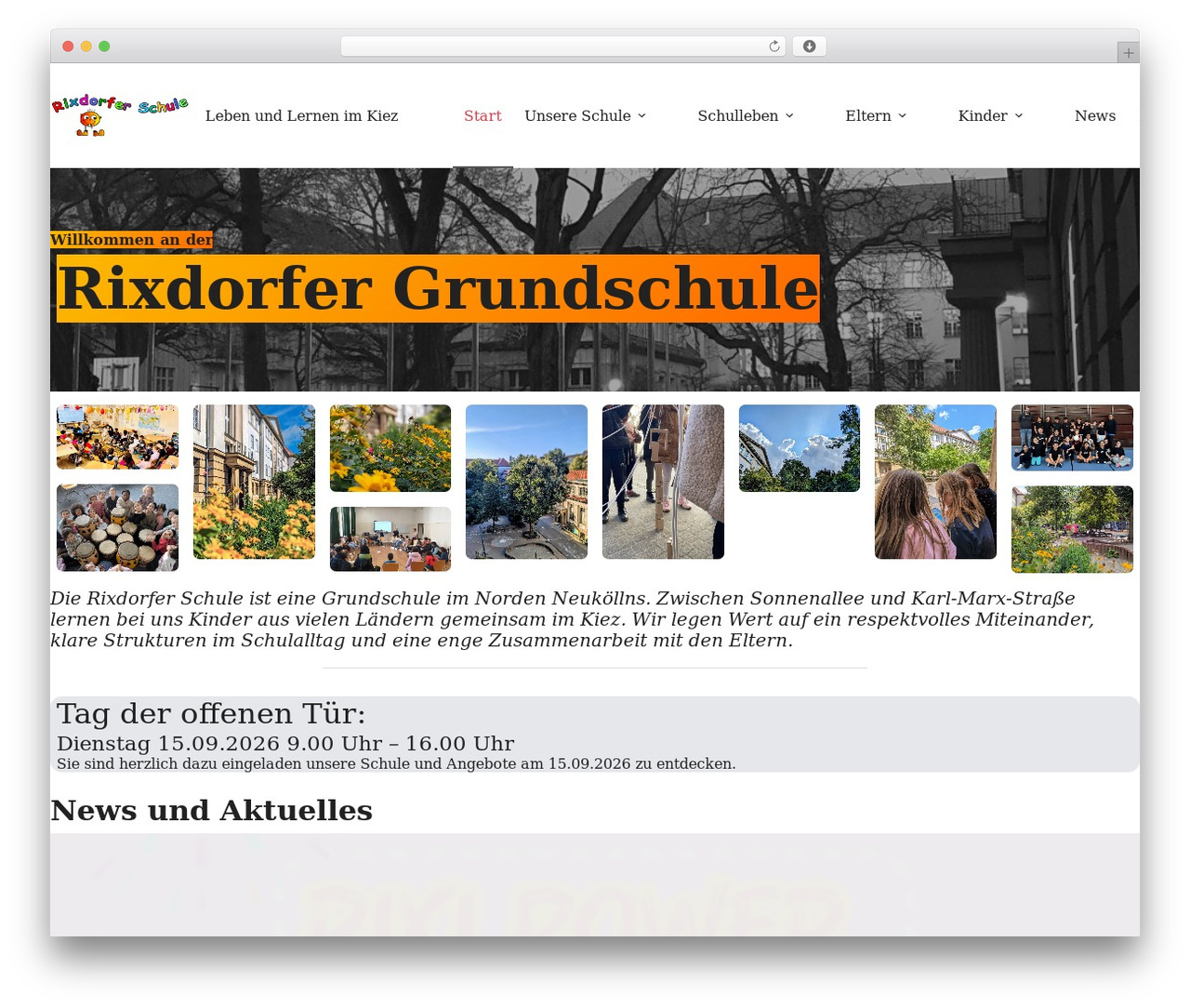Theme WordPress Blocksy - rixdorfer.schule.de