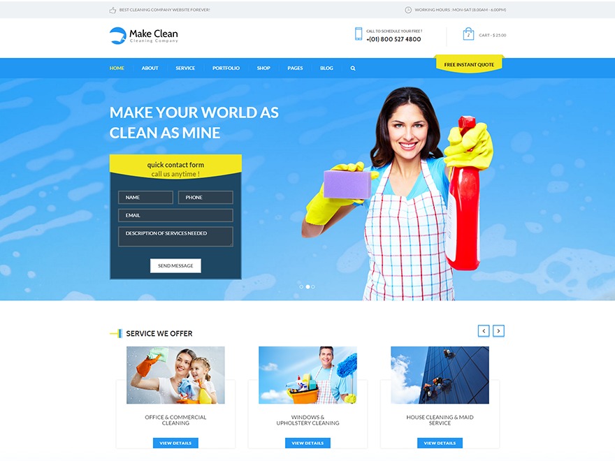 Theme WordPress Make Clean