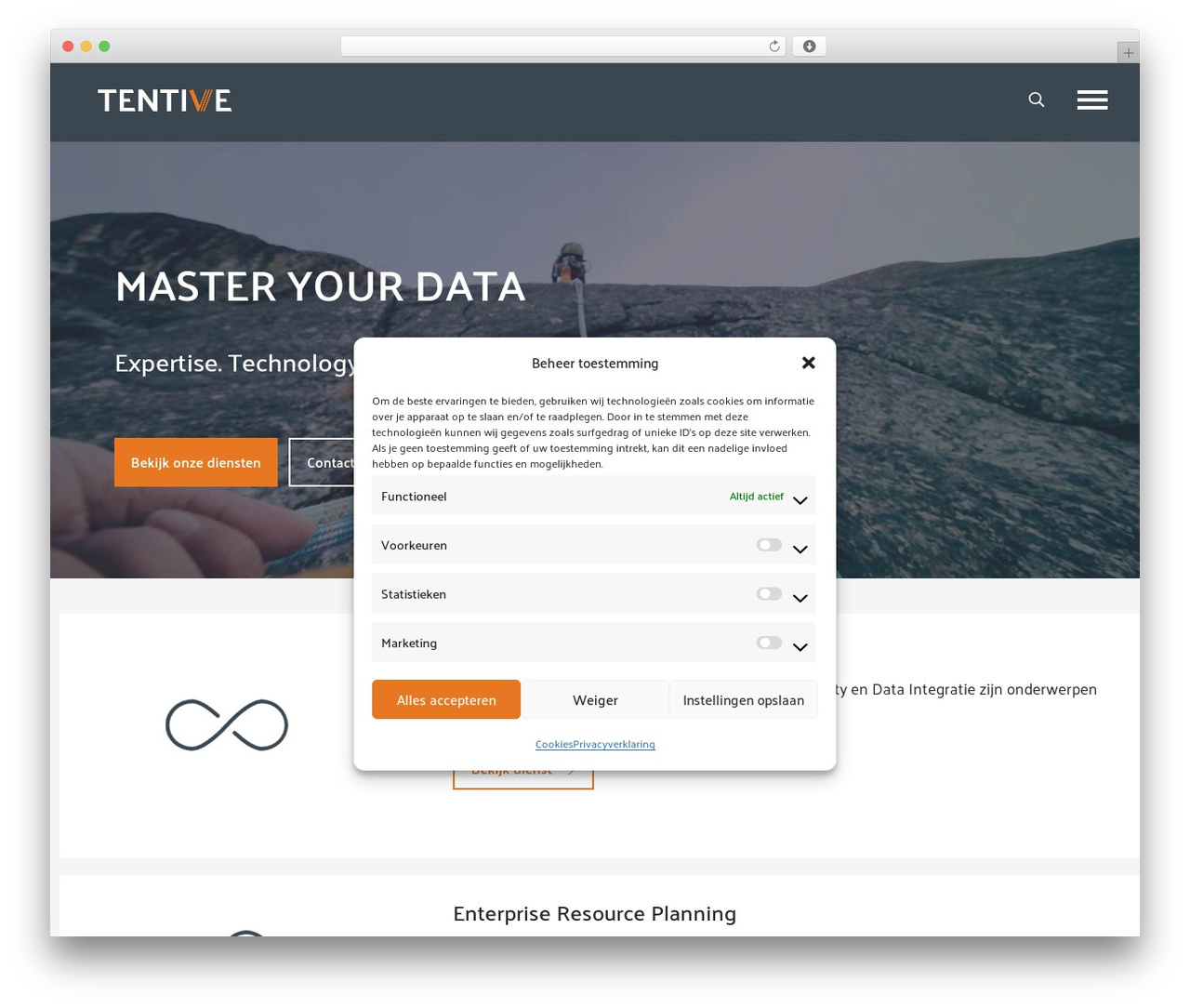 tentive WordPress theme - tentive.nl