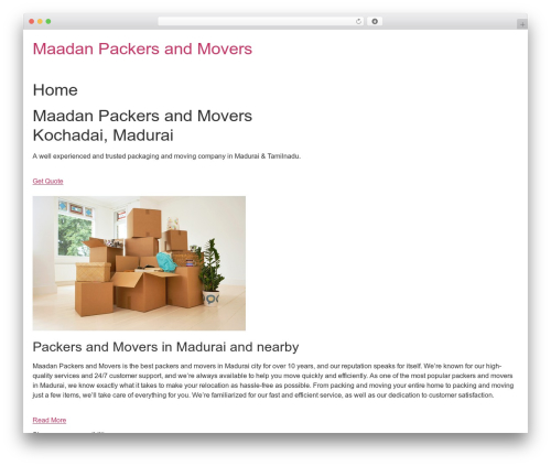 Embedder for google reviews WordPress plugin - maadanpackersandmovers.com